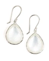 Ippolita Sterling Silver Wonderland Teardrop In Mother-of-pearl Earrings In Oyster