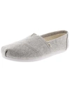TOMS CLASSIC SHEARLING WOMENS FELT FAUX SHEARLING LINED CASUAL SHOES