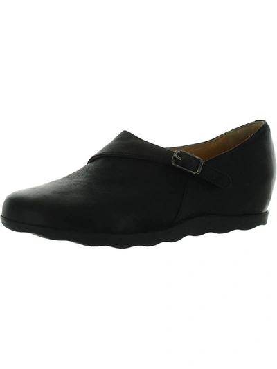 Dansko Marisa Womens Leather Slip On Loafers In Black