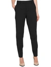 Dkny Petite Slim-straight Pull-on Dress Pants In Black