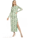 Alexia Admor Lexy Long Sleeve Maxi Dress In Green