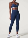 SPANX SOFT STRETCH SEAMLESS LEGGINGS IN MIDNIGHT NAVY