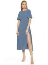 Alexia Admor Aster Midi Dress In Blue