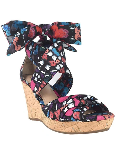 Impo Omyra Womens Tie-dye Ankle Tie Ankle Strap In Multi
