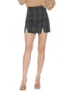 Alexia Admor Tina Mini Skirt In Green