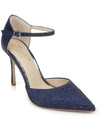 Jewel Badgley Mischka Jailene Ankle Strap Pump In Multi