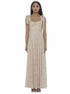 Alexia Admor Arya Sweetheart Tie Strap Maxi Dress In Beige