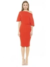 Alexia Admor Women's Olivia Draped One-shoulder Sheath Dress In Red