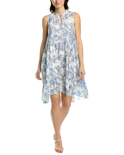 Go By Go Silk Go By Go>silk Go Burst Into Tiers Silk Dress In Multi