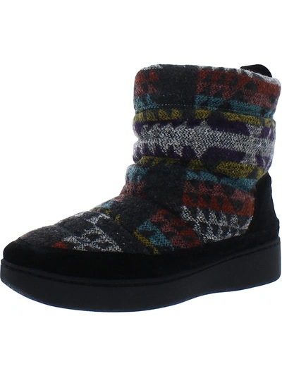 Zodiac Portman Womens Suede Cold Weather Winter & Snow Boots In Multi