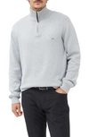 Rodd & Gunn Cashmere Merino Half-zip Sweater In Sky