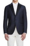 Jack Victor Elwood Tuxedo Jacket In Blue