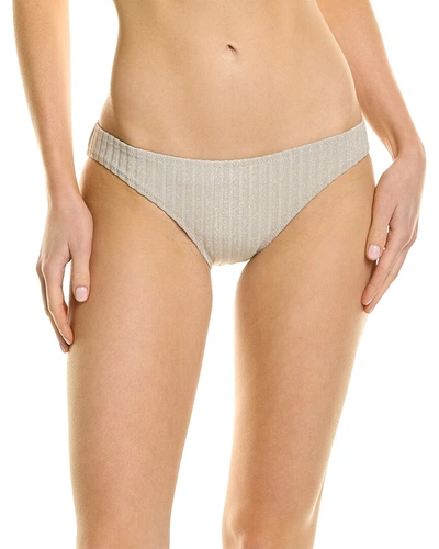 Solid & Striped The Eva Bikini Bottom In Silver