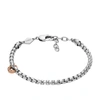 FOSSIL MEN'S SAWYER TWO-TONE STAINLESS STEEL CHAIN BRACELET