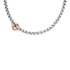 FOSSIL MEN'S SAWYER TWO-TONE STAINLESS STEEL CHAIN NECKLACE