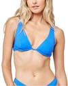 L*space Fused Alana Triangle Top In Blue