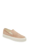 Common Projects Slip-on Suede Sneakers In Taupe