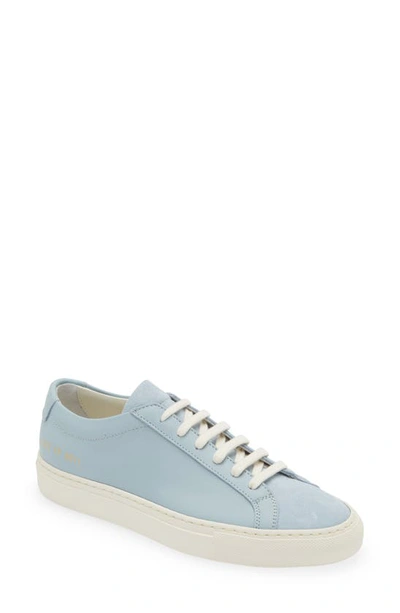 Common Projects Suede Original Achilles Trainers In Light Blue