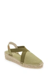 Toni Pons Verona Wedge Espadrille In Oliva/olive