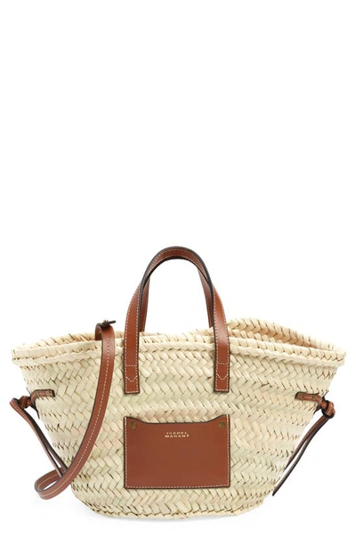 Isabel Marant Cadix Tote In Nude & Neutrals