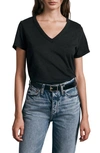 Rag & Bone Surplus Stretch Modal And Cotton-blend Jersey T-shirt In Blk