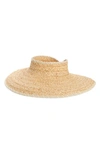 L*SPACE DEL MAR PACKABLE STRAW VISOR