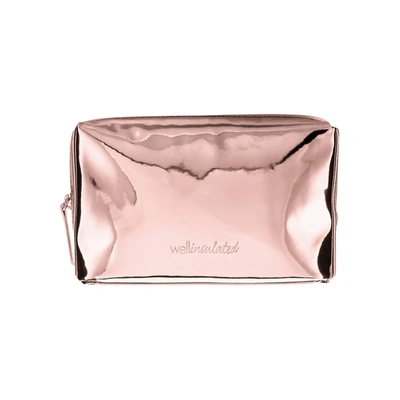 Wellinsulated Performance Beauty Bag In Rose Gold