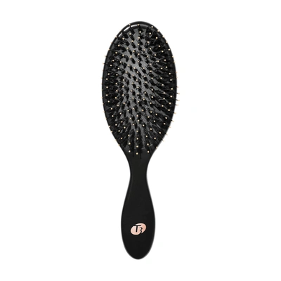 T3 Polish And Shine Premium Vegan Boar And Nylon Oval Brush In Default Title