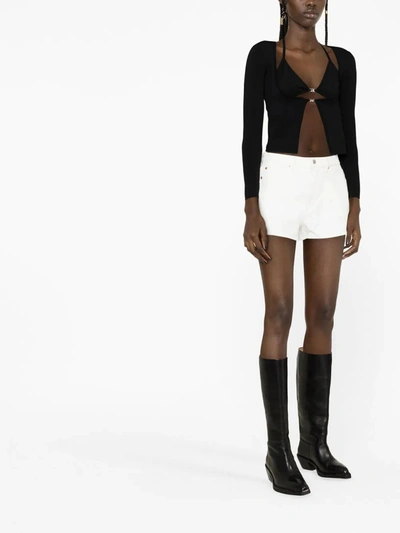 Alexander Wang T Black Twinset Hybrid Bikini Cardigan