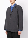 Undercover Dark Grey Cotton Blazer In Charcoal