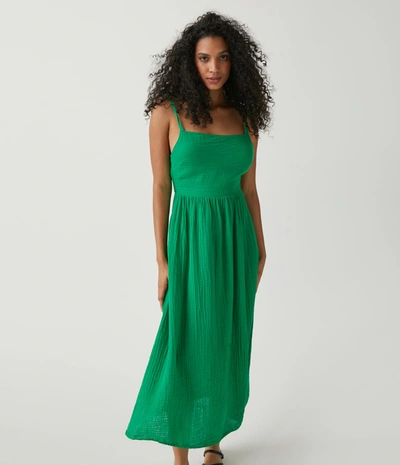 Michael Stars Allora Gauze Dress In Pacific