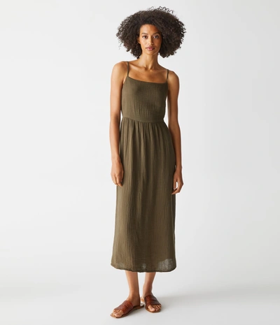 Michael Stars Allora Gauze Dress In Dolma