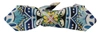 DOLCE & GABBANA DOLCE & GABBANA MULTICOLOR MAJOLICA PRINT ADJUSTABLE PAPILLON BOW MEN'S TIE