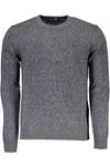 Harmont & Blaine Blue Wool Sweater In Blue