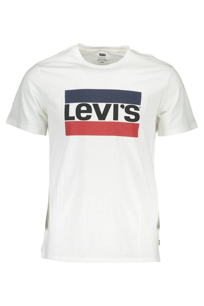 Levi's White Cotton Men's T-shirt