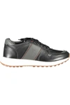 U.S. POLO ASSN U.S. POLO ASSN. BLACK ECO LEATHER MEN'S SNEAKER