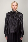 Vetements Monogram Scarf Blouse