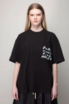 COMME DES GARCONS BLACK NIKE T-SHIRT / BLACK