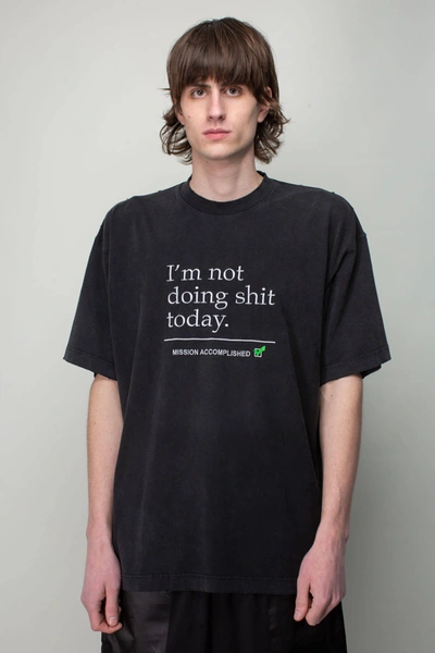 Vetements T-shirt In Black