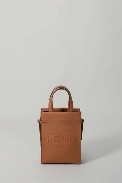 Fendi Go To Shopper Mini, Brown