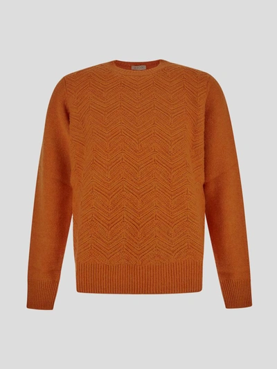 Aion Orange Sweater