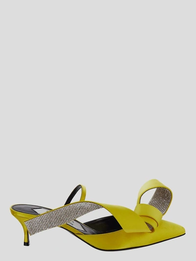 Area X Sergio Rossi Marquise In Yellow