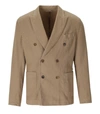 Bob Mop Beige Double-breasted Jacket In Beige
