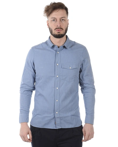 Burberry Shirt In Light Blue