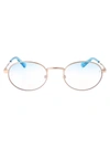 Chiara Ferragni Cf 1024/bb Glasses In Lks Oro       Blu