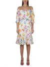 BOUTIQUE MOSCHINO BOUTIQUE MOSCHINO DRESS WITH FLORAL PATTERN