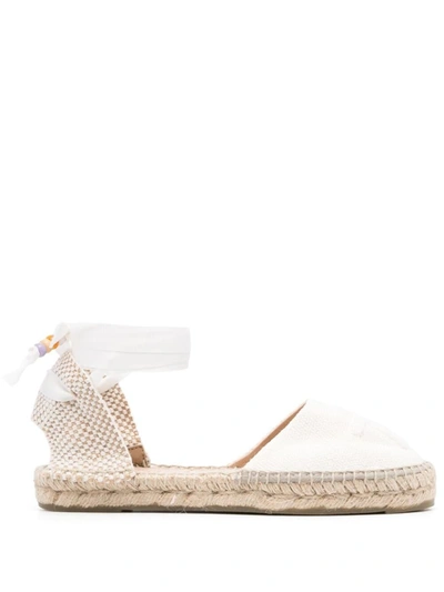 Forte Forte Flat-sole Espadrilles In White