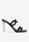 Valentino Garavani Chain 1967 T.100 Sandals - Black - Brass