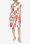 DOLCE & GABBANA CARNATION-PRINT POPLIN MIDI DRESS,F6ZT7T HS5NH HA3VL