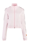 Heron Preston Two-tone Zipped Sweatshirt In Pink